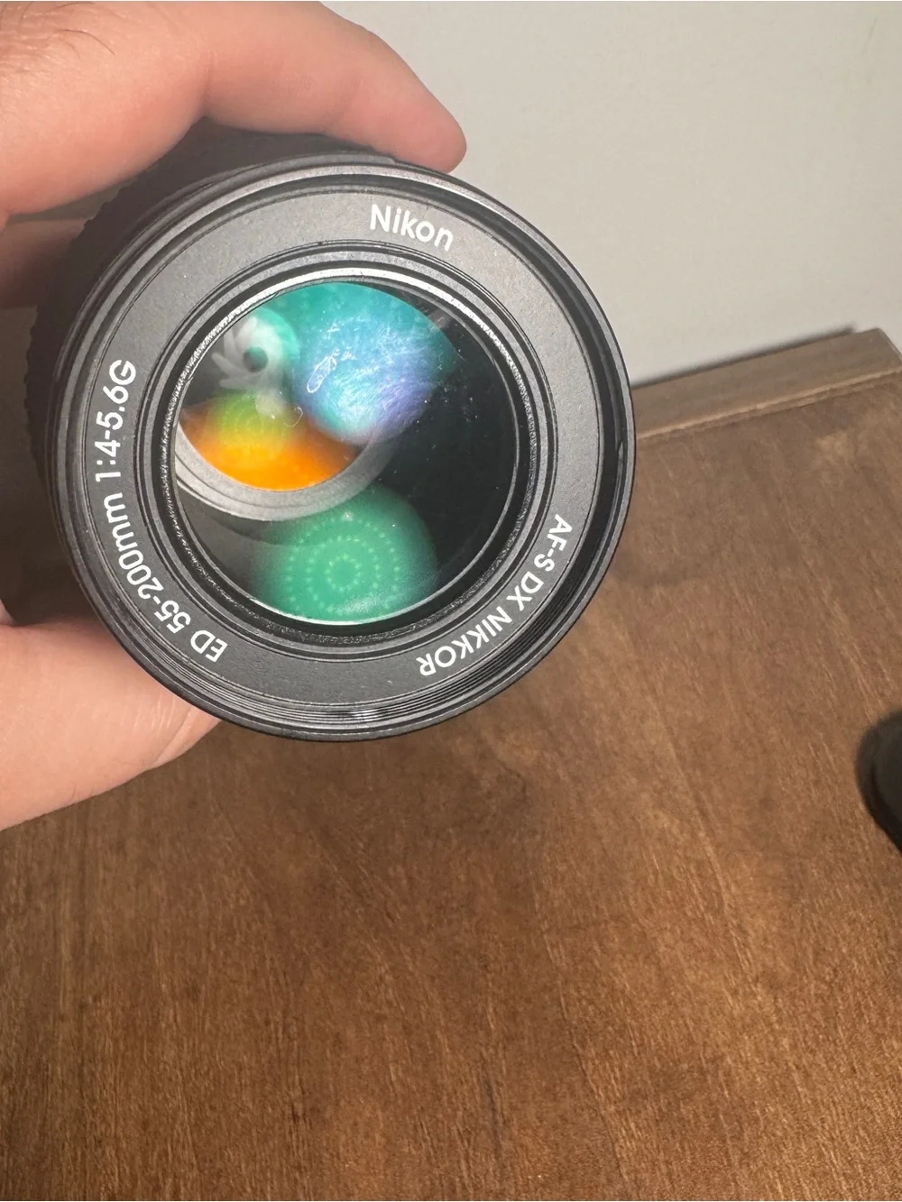 Nikon Black Camera Lens with Front Cap